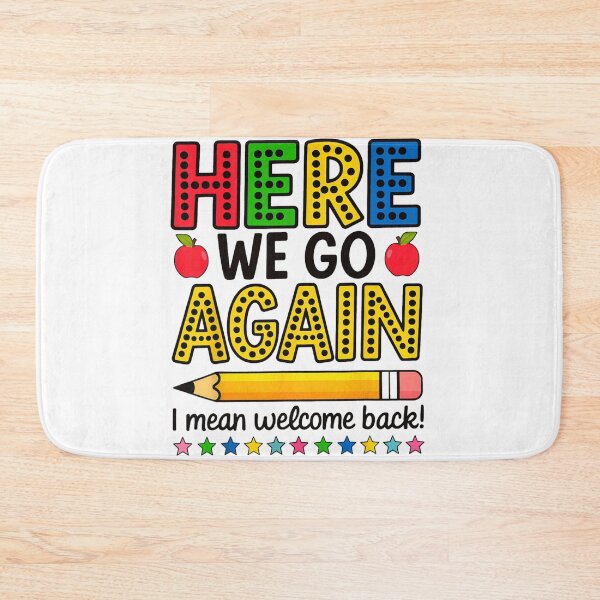 Item preview, Funny Back To School Teacher Welcome Back Dotted Text Pencil Design designed and sold by DuneHaicna.