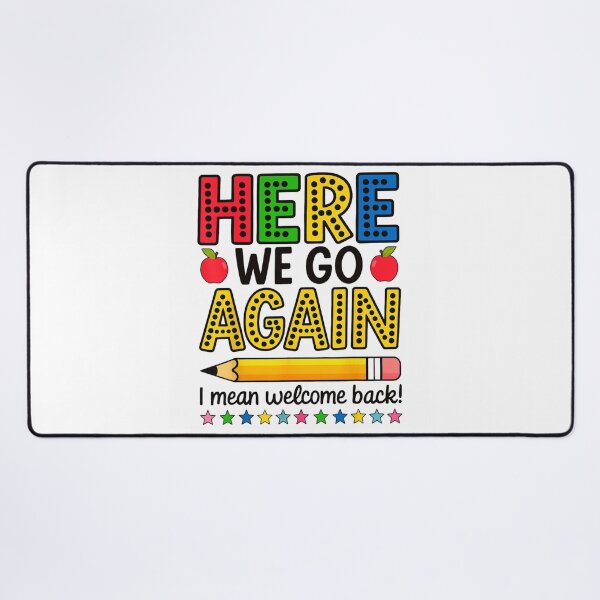 Item preview, Funny Back To School Teacher Welcome Back Dotted Text Pencil Design designed and sold by DuneHaicna.