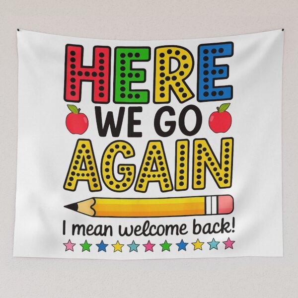 Item preview, Funny Back To School Teacher Welcome Back Dotted Text Pencil Design designed and sold by DuneHaicna.