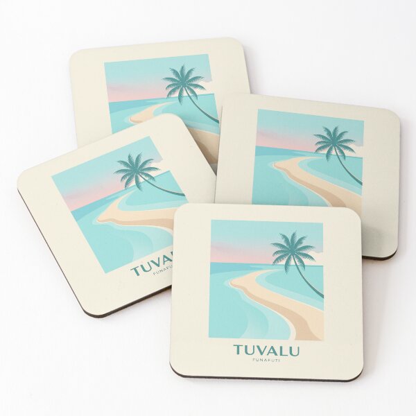 Item preview, Minimalist Tuvalu Vacation Funafuti Tropical Paradise designed and sold by DuckOddity.