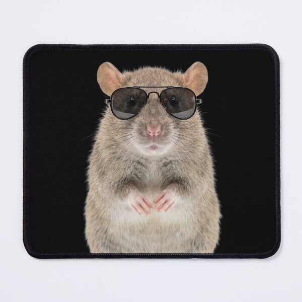 Item preview, Cute Baby Rat Wearing Sunglasses Funny designed and sold by RareLavender.