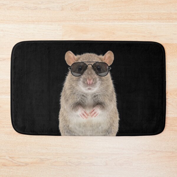 Item preview, Cute Baby Rat Wearing Sunglasses Funny designed and sold by RareLavender.