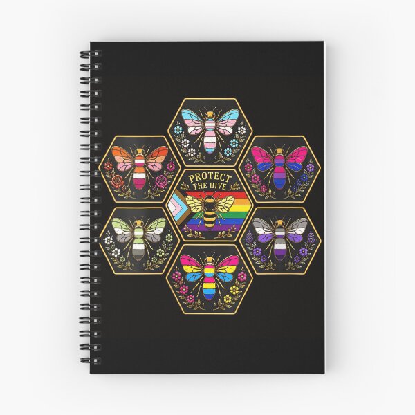 Item preview, Protect The Hive Pride Flag Bees Diversity LGBTQ Inclusion Geometric Art designed and sold by DuneHaicna.
