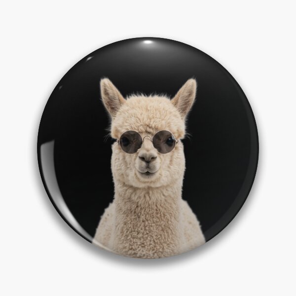Item preview, Cute Baby Alpaca Wearing Sunglasses Funny designed and sold by RareLavender.
