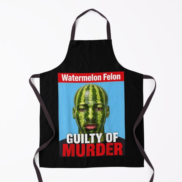 Item preview, Funny Watermelon Felon Guilty Of Murder Face Paint Meme Character Design designed and sold by DuneHaicna.