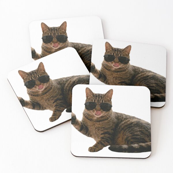 Item preview, Cool Cat with Sunglasses and Peace Sign designed and sold by Artgirldhanya.