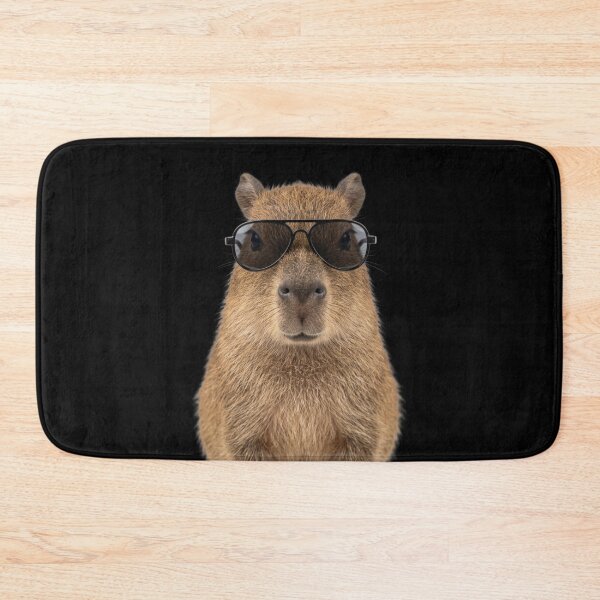 Item preview, Cute Baby Capybara Wearing Sunglasses Funny designed and sold by RareLavender.