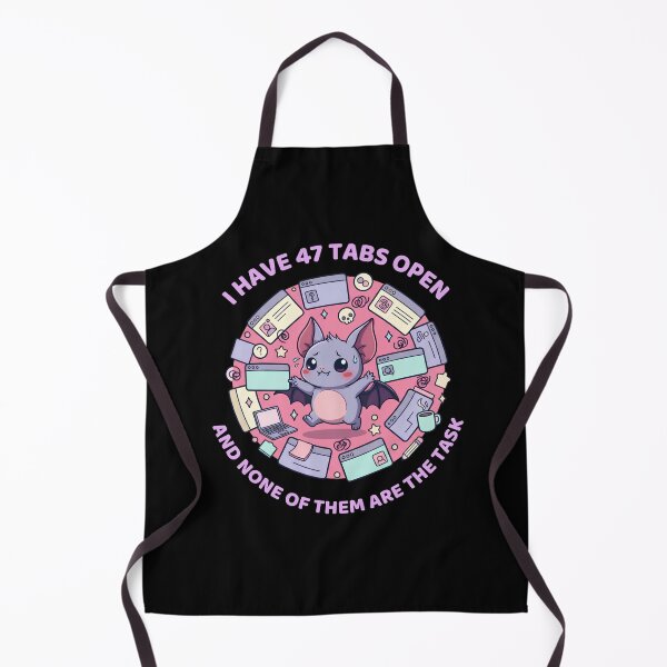 Item preview, ADHD Bat – I Have 47 Tabs Open and None of Them Are the Task designed and sold by DarklyOK.