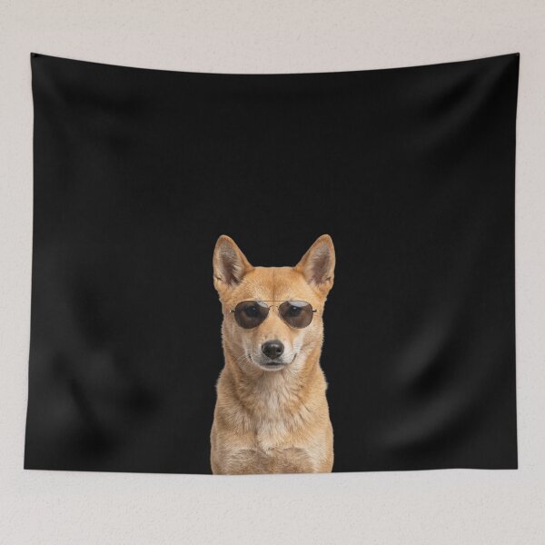 Item preview, Cute Baby Dingo Wearing Sunglasses Funny designed and sold by RareLavender.