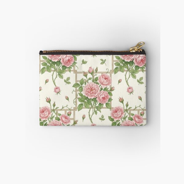 Item preview, Vintage Pink Rose Trellis Seamless Pattern designed and sold by FashioonTrends.