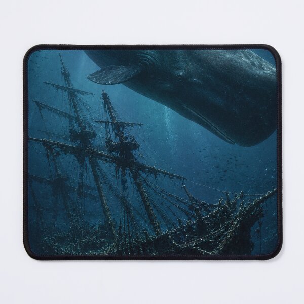 Item preview, Giant Sperm Whale Above a Sunken Pirate Ship designed and sold by photoparadise22.
