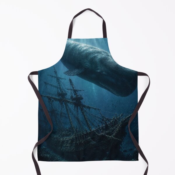Item preview, Giant Sperm Whale Above a Sunken Pirate Ship designed and sold by photoparadise22.