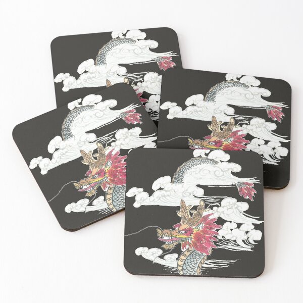 Item preview, Traditional East Asian Dragon | Brush Painting Illustration designed and sold by HiddenJadeArtStudio.