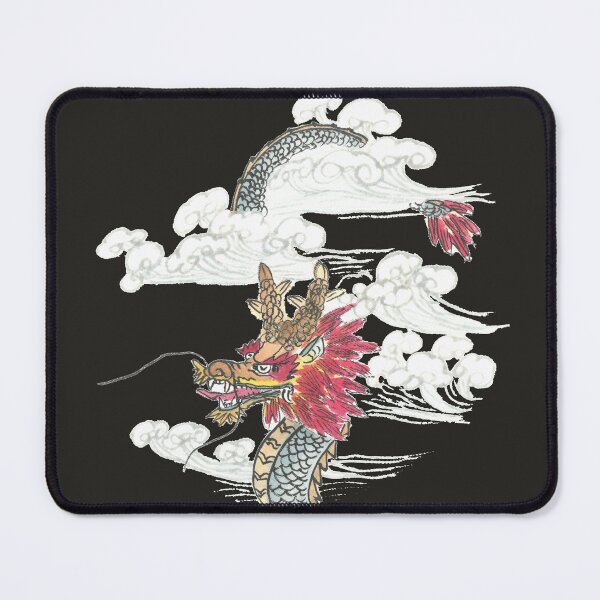 Item preview, Traditional East Asian Dragon | Brush Painting Illustration designed and sold by HiddenJadeArtStudio.