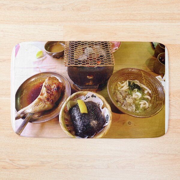 Item preview, Traditional Japanese Feast – Irori Grill, Udon & Rice Ball designed and sold by EchoWave11.