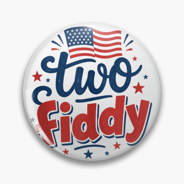 Item preview, Retro Two Fiddy American Semi-Quincentennial USA Two Hundred Fiftieth Birthday designed and sold by WilliaMaler.