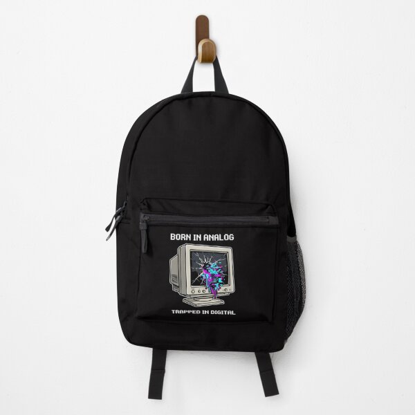 Item preview, Born in Analog Trapped in Digital Retro Computer designed and sold by SplashTastic.