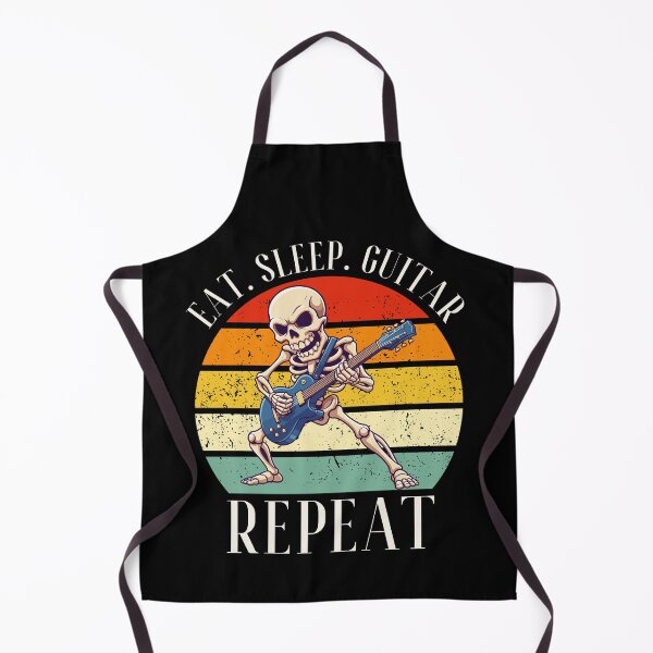 Item preview, Eat. Sleep. Guitar. Repeat Skeleton Design designed and sold by OldSkullDesigns.