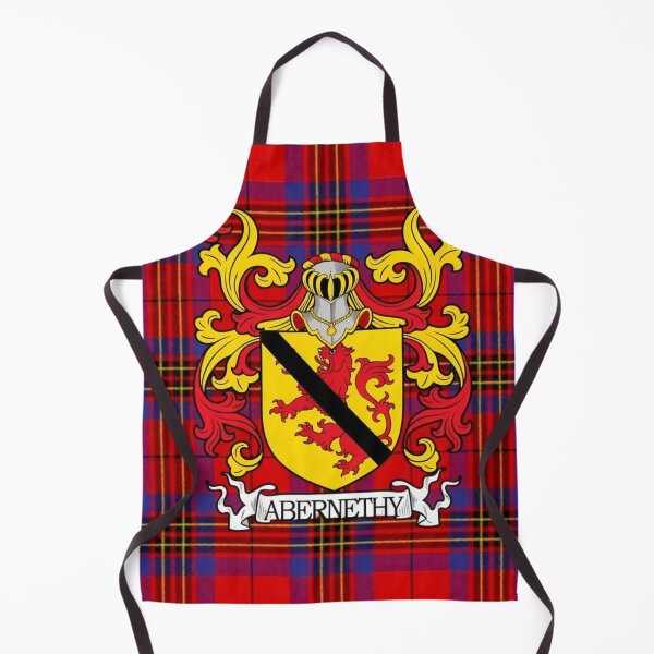 Aperçu de l'œuvre Armoiries d'Abernethy et tartan moderne Leslie créée et vendue par Kirrindy Designs.