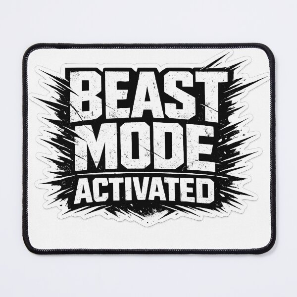 Item preview, beast mode activated designed and sold by Vexorask.