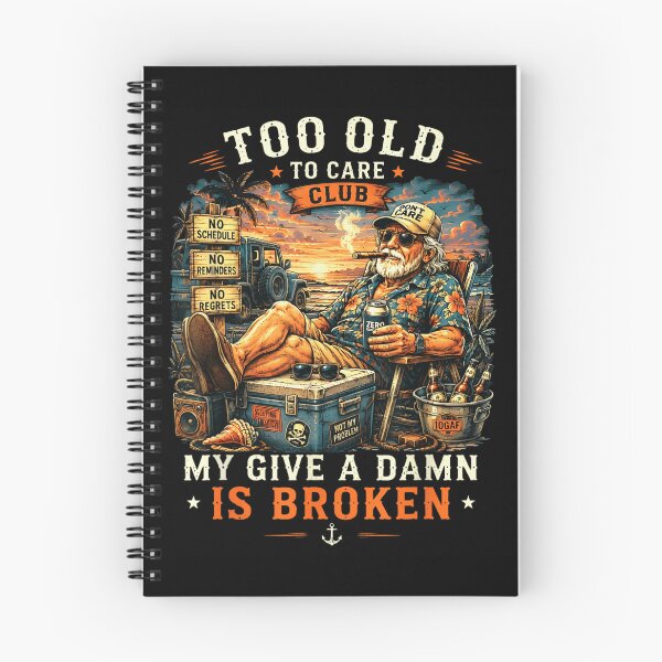 Item preview, Too Old To Care Club My Give A Damn Is Broken designed and sold by YubitaLeLe.