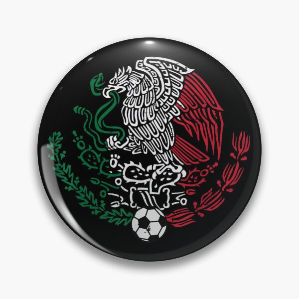 Item preview, Mexican Flag Eagle And Snake Crest Vintage Distressed Football Soccer Design designed and sold by YubitaLeLe.