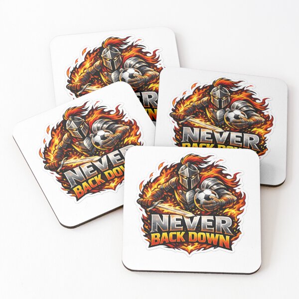 Item preview, NAVER BACK DOWN designed and sold by MR4me.