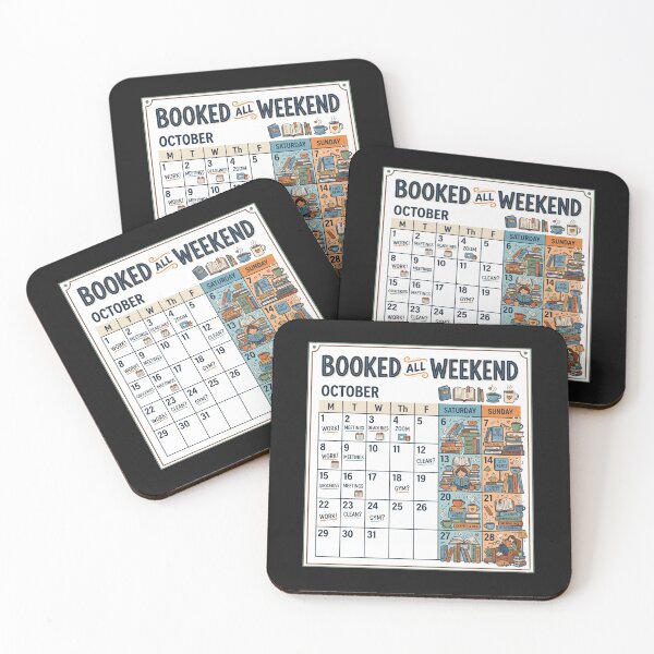 Item preview, Booked All Weekend Funny Book Lover Design designed and sold by Pixel Analytics.