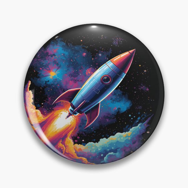 Item preview, Space Rocket in a distant Nebula  designed and sold by EschatonGarden.