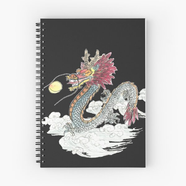Item preview, Moon Dragon | Traditional East Asian Dragon Brush Painting designed and sold by HiddenJade.