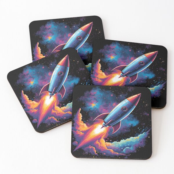 Item preview, Space Rocket in a distant Nebula  designed and sold by EschatonGarden.