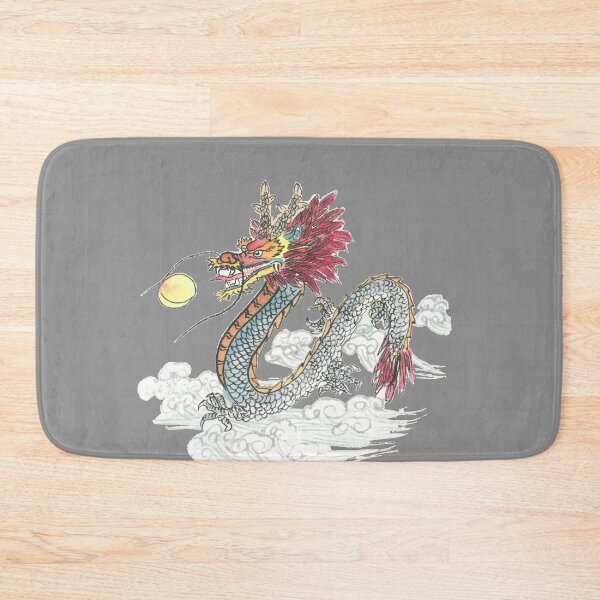 Item preview, Moon Dragon | Traditional East Asian Dragon Brush Painting designed and sold by HiddenJade.