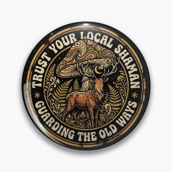 Item preview, Trust Your Local Shaman Mystic Deer Circle designed and sold by SplashTastic.