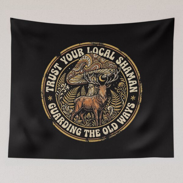 Item preview, Trust Your Local Shaman Mystic Deer Circle designed and sold by SplashTastic.
