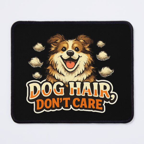 Item preview, Dog Hair Don’t Care Funny Dog Parent Design designed and sold by Concrete Coffee Studio.