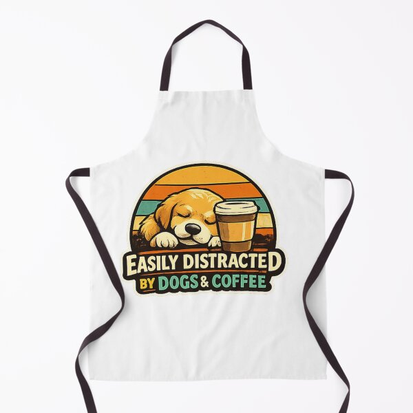 Item preview, Easily Distracted By Dogs And Coffee designed and sold by Concrete Coffee Studio.