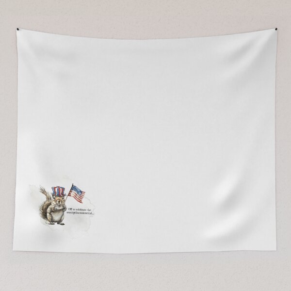 Item preview, 4th of July Squirrel "Off to celebrate the semiquincentennial" designed and sold by Made 4 U Studio.