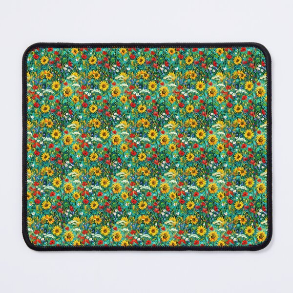 Item preview, Vibrant Impressionist Wildflower Meadow Seamless Pattern designed and sold by SplashTastic.