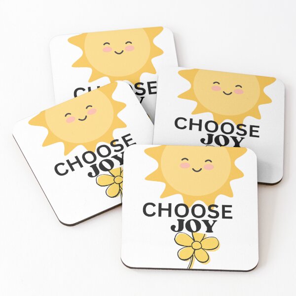 Item preview, Choose Joy Positive Quote Floral Design designed and sold by Spark-Smile15.