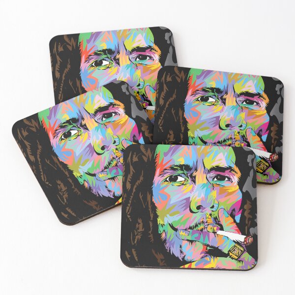 Item preview, Psychedelic Reggae Vibes – Bob Marley Pop Art designed and sold by BlueB420.