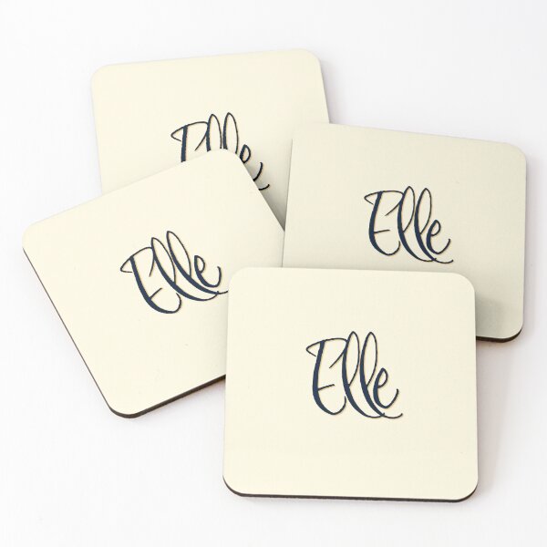 Item preview, Diseño tipográfico personalizado ELLE designed and sold by CharlottePlaceArt.