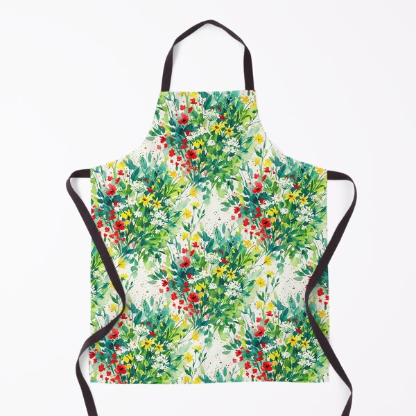Item preview, Bright Watercolor Wildflower Bouquet Seamless Pattern designed and sold by SplashTastic.