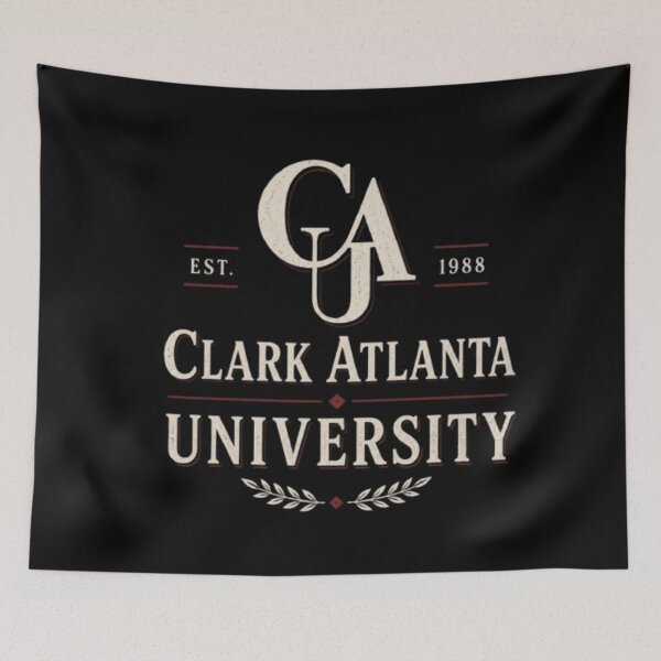 Item preview, Clark Atlanta CAU Monogram Collegiate designed and sold by VIBINGSCHOOL.