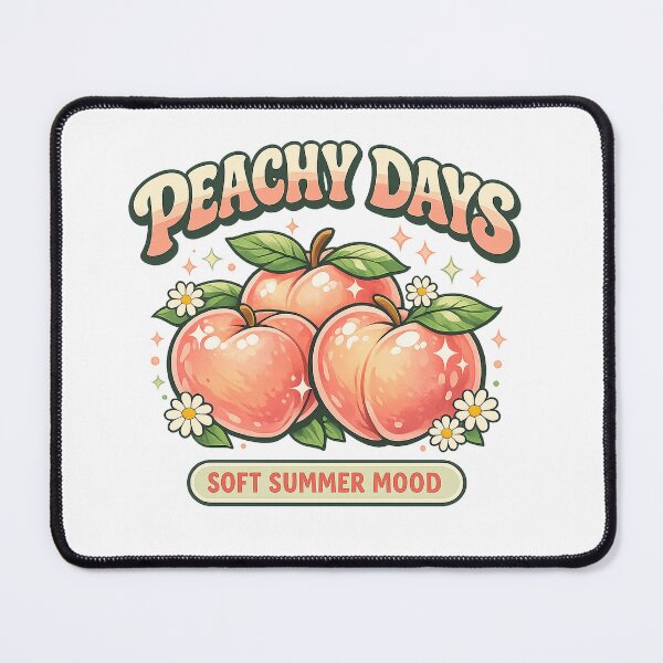 Item preview, Peachy Days Soft Summer Mood Retro Peach Design designed and sold by Concrete Coffee Studio.