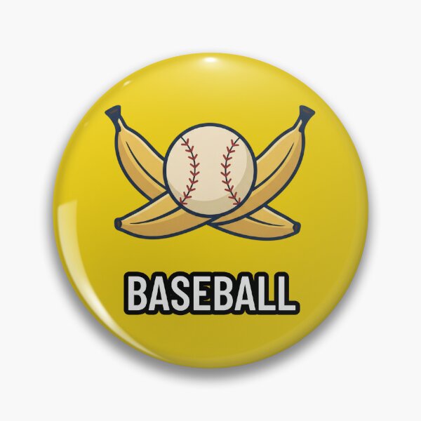 Item preview, Vintage Baseball Emblem with Bananas - Sporty and Humorous designed and sold by Knightofartx25.