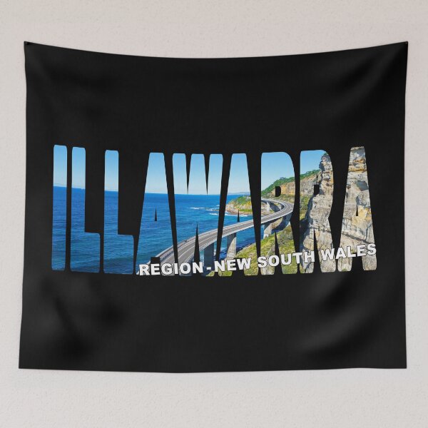 Item preview, ILLAWARRA Region New South Wales - Sea Cliff Bridge Wollongong Day designed and sold by Adam Gormley.