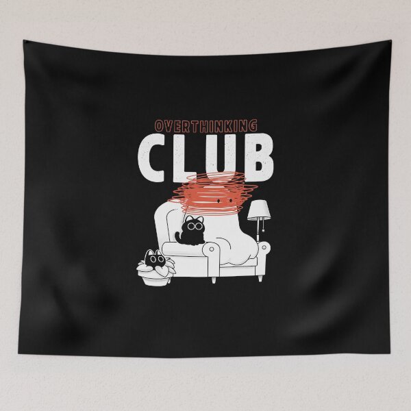 Item preview, Overthinking Club designed and sold by Artthree.