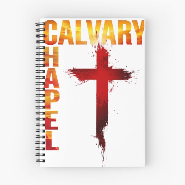 Item preview, Calvary Chapel Bold Vertical Text & Splatter Cross Christian Design designed and sold by Jen.Lou.