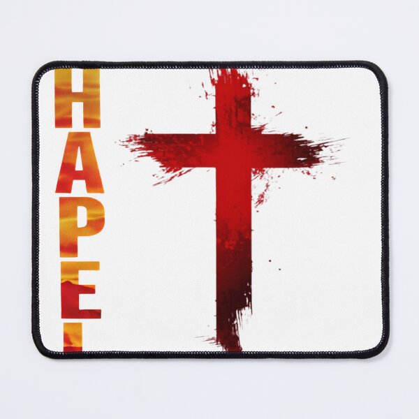 Item preview, Calvary Chapel Bold Vertical Text & Splatter Cross Christian Design designed and sold by Jen.Lou.
