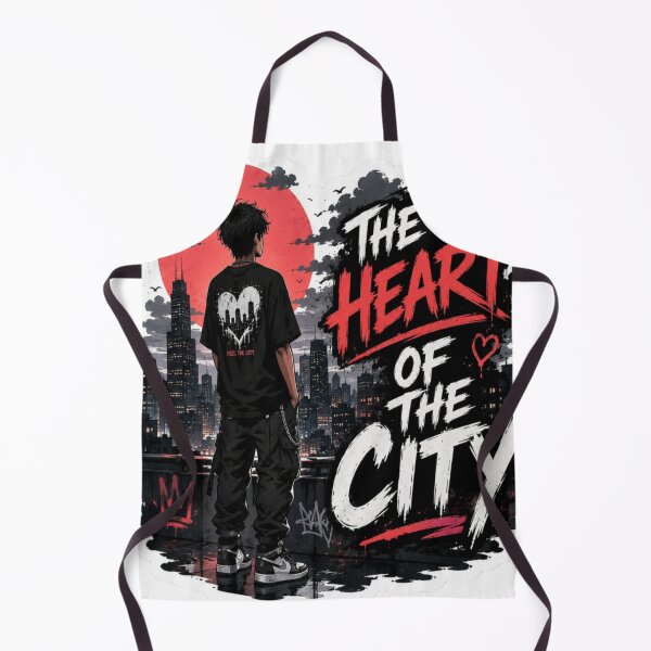 Item preview, The Heart of the City – Urban Back View Sticker designed and sold by Genzfirevibes.